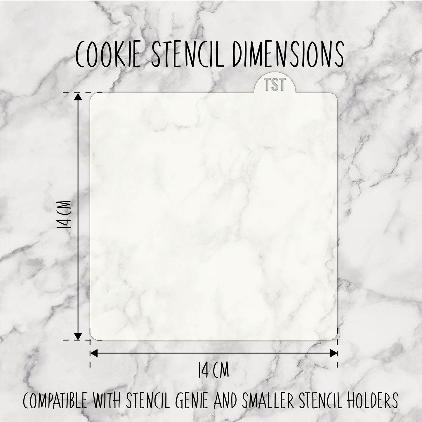 Personalised Custom Cookie Stencils, Custom Biscuit Stencil, Stencil Genie Compatible, Reusable Decorating Food Safe Baking Mylar Stencils
