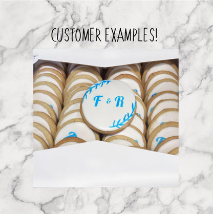 Personalised Custom Cookie Stencils, Custom Biscuit Stencil, Stencil Genie Compatible, Reusable Decorating Food Safe Baking Mylar Stencils