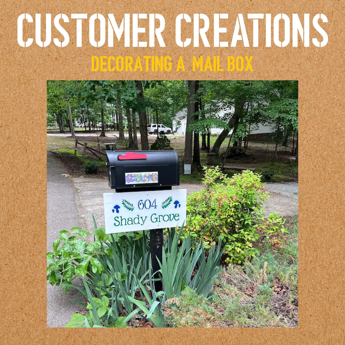 Custom Stencil from Image or Logo - Personalised Reusable Mylar Painting Stencil